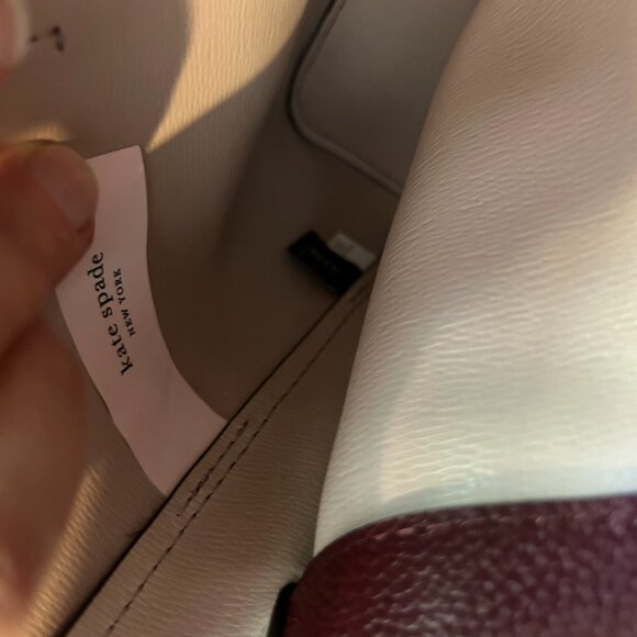 Kate Spade Margaux Medium Satchel, Burgundy - Picture 6 of 9